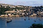 Polruan and River Fowey, Cornwall, England, United Kingdom, Europe