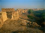 Section of walls inside Fort, said to date from the 4th century, Nagaur Fort, Rajasthan state, India, Asia