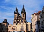 Église de Tyn, Prague, République tchèque, Europe