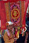 Brötchen-Festival, feierte im Mai, Cheung Chau Island, Hongkong, China, Asien