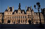 Le XIXe siècle l'hôtel de Ville, mairie mairie et carré, Paris, France, Europe