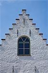 Gable on a Typical Belgian House, Brugge, Flanders, Belgium
