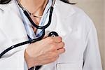 Close-up of Doctor With Stethoscope