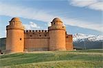 Castillo de La Calahorra, Sierra Nevada in the Background, La Calahorra, Andalucia, Spain