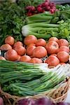 Légumes au marché fermier