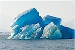 Iceberg calved from glacier.