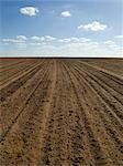 Prêt de champ labouré pour le blé de semence, Australie