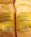 Organic rice and buckwheat