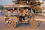 Jumbo motorcycle taxi, Vientiane, Laos, Indochina, Southeast Asia, Asia
