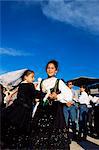 Children in folkloric costumes, Festa de Santo Antonio (Lisbon Festival), Lisbon, Portugal, Europe