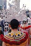 Robe traditionnelle, l'île de Bornéo, en Malaisie, Asie du sud-est, Asie groupe ethnique tribal, Sarawak,