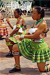 Zulu-Tänzer tägliche Show, Südafrika, Afrika