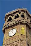 The clock tower of the Muhammad Ali Mosque, Cairo, Egypt, North Africa, Africa