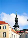 Les Toomkirik et les vieux bâtiments de Toompea zone, Tallinn, en Estonie, pays baltes, Europe