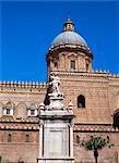 La cathédrale, Palerme, Sicile, Italie, Europe