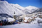 Saint Martin de Belleville, Haute-Savoie, französische Alpen, Frankreich, Europa