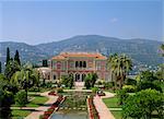 Musee Ephrussi de Rothschild and gardens, Cap Ferrat, Cote d'Azur, Provence, France, Europe
