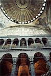 Intérieur de la Sainte Sophie, patrimoine mondial de l'UNESCO, Istanbul, Turquie, Europe, Eurasie