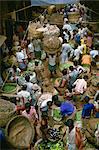 Shealda vegetable market, Kolkata, West Bengal state, India, Asia