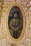 État de portrait de l'ancien Maharajah ou Prince de Sirohi, Palais Sirohi, Sirohi, sud du Rajasthan, Inde, Asie