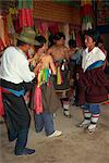 Tibétain fête de la moisson, Qinghai, Chine, Asie