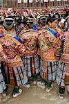 Miao festival costume, Pingyong, province de Guizhou, Chine, Asie