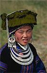 Miao de black girl, Guizhou, Guizhou, Chine du Sud, Asie