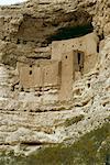 Pueblo Indian Montezuma Castle dating from 1100-1400 AD, Sinagua, Arizona, United States of America (U.S.A.), North America
