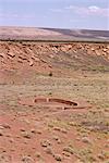 Ball court, masonry not adobe, unique to Sinagua Indian culture, Wupatki, 1120-1210 AD, Arizona, United States of America (U.S.A.), North America