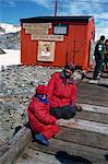 Antarctica's first village community at the Argentine base of Esperanza, Antarctic Peninsula, Polar Regions
