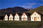 Farm museum, Laufas, northeast area, Iceland, Polar Regions