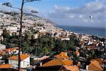 View over city from Fortaleza do Pico (fort), Funchal, Madeira, Portugal, Atlantic, Europe