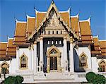 Wat Benjamabophit (Temple de marbre), Bangkok, Thaïlande, Asie du sud-est, Asie