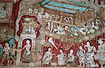 Murals, Ananda temple, Bagan (Pagan), Myanmar (Burma), Asia