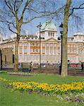 Horse Guards and the Old Admiralty building in spring, London, England, UK