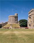 Quadrilatère haut, château de Windsor, Berkshire, Angleterre, Royaume-Uni, Europe