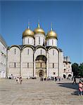 Cathedral of the Assumption, Kremlin, UNESCO World Heritage Site, Moscow, Russia, Europe