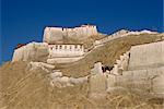 Le Dzong ou fort de Gyantsé, au Tibet, Chine, Asie