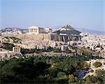 L'Acropole, Site du patrimoine mondial de l'UNESCO, Athènes, Grèce, Europe
