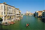 Le Grand Canal, Venise, Vénétie, Italie