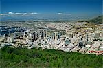 City centre from Signal Hill, Cape Town, South Africa, Africa