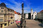 Town Square, Teplice, North Bohemia, Czech Republic, Europe