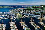 Risor, weiße Stadt auf dem Skagerrak, South Coast, Norwegen, Skandinavien, Europa