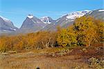 Plus haute montagne du Mont Kebnekaise, Suède, (2117m), patrimoine mondial de Laponie, Laponie, Suède, Scandinavie, Europe