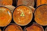 Barrels of Radioactive Waste