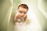 Baby Boy in Bathtub