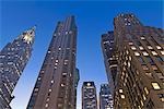 Le Chrysler Building et édifices à bureaux, Manhattan, New York, New York, USA
