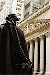 George Washington Statue, New York Stock Exchange, Manhattan, New York, New York, USA