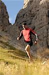 person jogging, Trentino Alto Adige italy