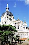 Almudena Cathedral, started in 1880, Madrid, Spain, Europe